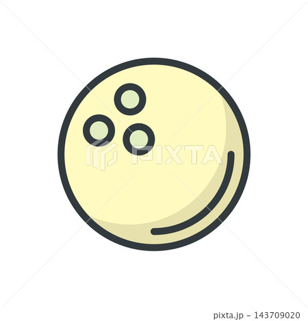 Bowling Ball icon vector design templates simple and modern 143709020