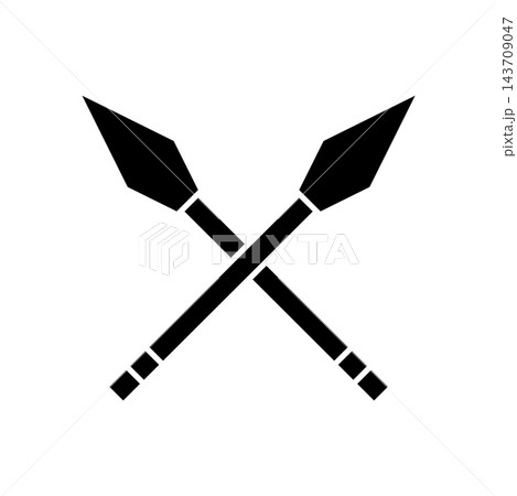 Spear icon design templates simple and modern concept 143709047