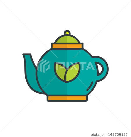 Tea Pot Icon vector design templates simple and modern 143709135