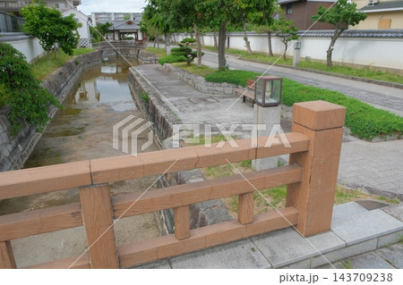 大和郡山城外堀緑地公園の五十橋 143709238