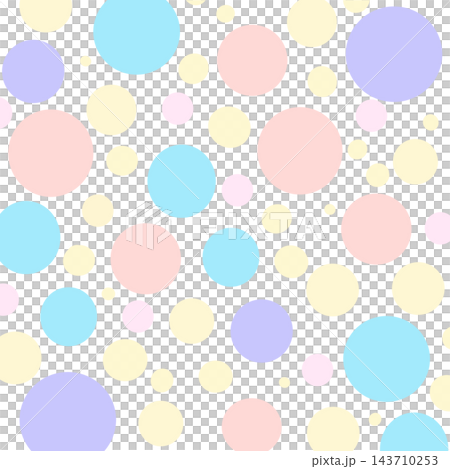 Random polka dot pattern Random polka dot pattern 143710253