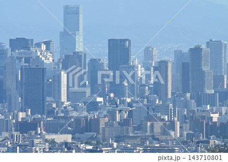 池田市五月山　五月平展望台　大阪伊丹空港を一望 143710801