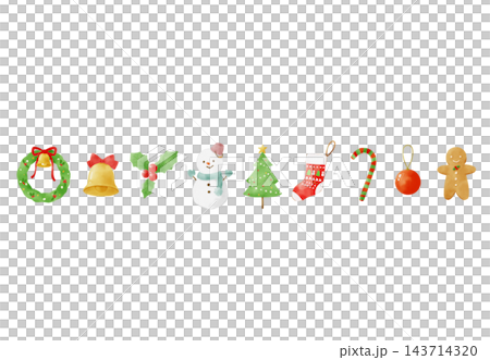 Cute Christmas line art 143714320