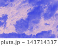 Dreamy Sky Background with Soft Pastel Colors and Cloud Patterns 143714337