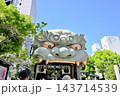 さくら咲く難波八阪神社 獅子殿 143714539