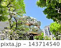 さくら咲く難波八阪神社 獅子殿 143714540