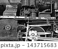 古い蒸気機関車 143715683