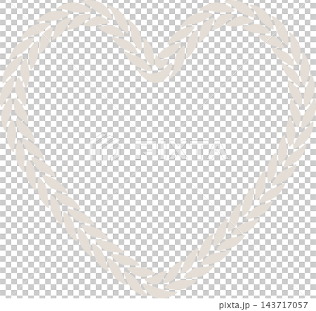 Heart-shaped knitting yarn frame, thick, greige Heart-shaped knitting yarn frame, thick, greige 143717057