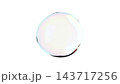 Single soap bubble on white bg 3d render 143717256