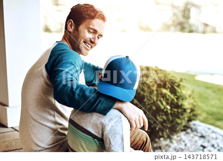 Porch, hug and father with son, family and happiness with weekend break, bonding together and sunshine. Single parent, outdoor and papa with boy relax and cheerful with conversation, home and summer Porch, hug and father with son, family and happiness with weekend break, bonding together and sunshine. Single parent, outdoor and papa with boy relax and cheerful with conversation, home and summer 143718571