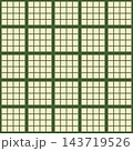 翁格子のシームレス和柄パターン 鳥の子色に松葉色の格子 翁格子のシームレス和柄パターン 鳥の子色に松葉色の格子 143719526