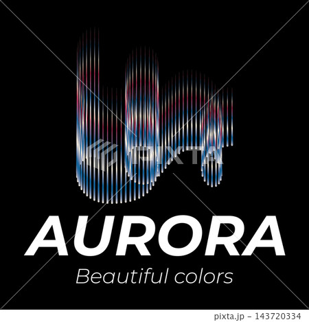 Aurora logo design illustrations Aurora logo design illustrations 143720334
