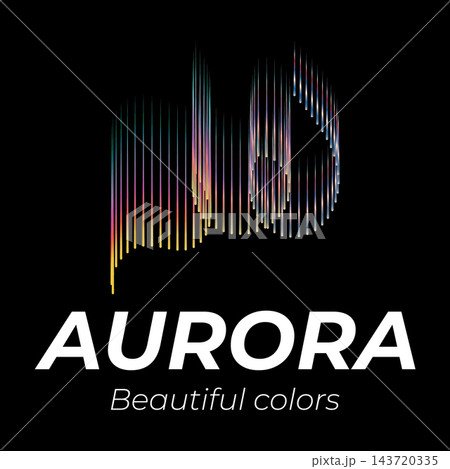 Aurora logo design illustrations Aurora logo design illustrations 143720335