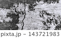 Cracked and Weathered Concrete Wall Texture in Black and White 143721983