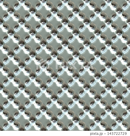 Chrome Lattice Grille Texture with Spherical Rivets 143722729