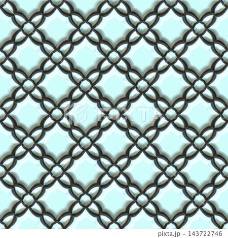 Floral Cross Lattice Tile Texture in Soft Cyan Floral Cross Lattice Tile Texture in Soft Cyan 143722746