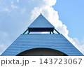 夏を感じる雲と展望台 143723067