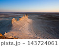 Stunning Mangystau landscape, Kazakhstan. Ak Orpa pinnacles view, Bozzhira valley 143724061
