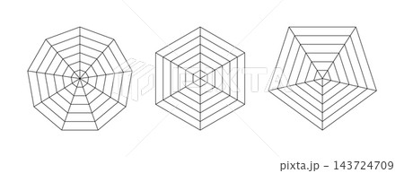 hexagon, enneagon, pentagon graphs templates. Spider mesh. Flat grid 9 and 6, 5 segments. Coaching tool. Blank radar chart. Diagram for analytics or statistic set. Spider, radar diagrams collection. hexagon, enneagon, pentagon graphs templates. Spider mesh. Flat grid 9 and 6, 5 segments. Coaching tool. Blank radar chart. Diagram for analytics or statistic set. Spider, radar diagrams collection. 143724709