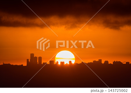 Sunset over Taipei City Skyline from Xizhi Taiwan Sunset over Taipei City Skyline from Xizhi Taiwan 143725002