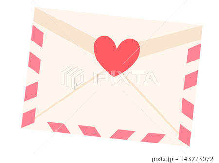 Love letter envelope with red heart romantic valentine element sticker print visual graphic clipart artwork design icon illustration Love letter envelope with red heart romantic valentine element sticker print visual graphic clipart artwork design icon illustration 143725072