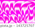 Abstract Vibrant Pink and White Liquid Fluid Waves Background Texture with Dynamic Trippy Wavy Pattern 143725707