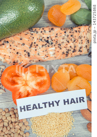 Various nutritious products or ingredients containing vitamins and minerals Various nutritious products or ingredients containing vitamins and minerals 143725868