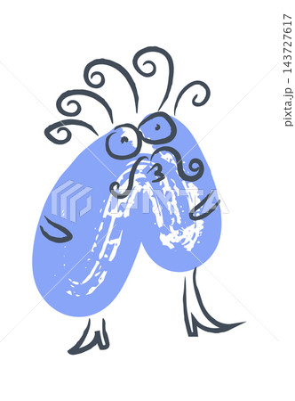 Monster Making Silly Face Doodle Monster Making Silly Face Doodle 143727617