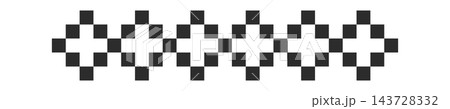 Pixel Arrow Border Seamless Pattern Pixel Arrow Border Seamless Pattern 143728332