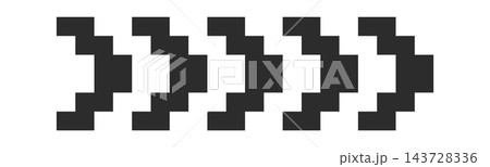 Arrow Cursor Repeat Pixel Art 143728336