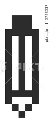 Pencil Cursor Pixel Art Symbol Pencil Cursor Pixel Art Symbol 143728337