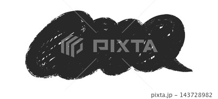 Speech Bubble Scribble Grunge Speech Bubble Scribble Grunge 143728982