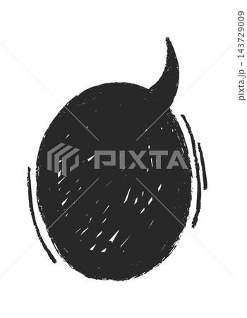 Speech Bubble Grunge Scribble 143729009