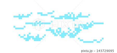 Cloud Pixel Art Skyline Cloud Pixel Art Skyline 143729095