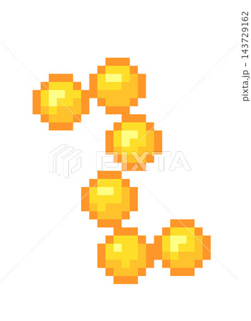 Bacteria Chain Pixel Art 143729162