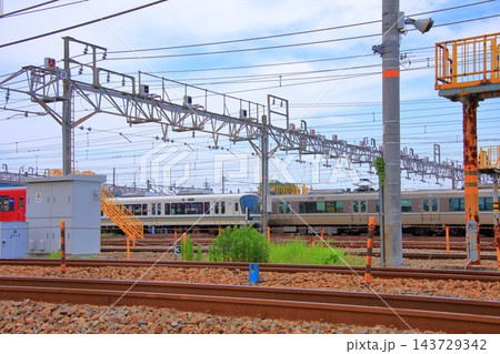 兵庫県の撮り鉄スポット 網干総合車両所本所 兵庫県の撮り鉄スポット 網干総合車両所本所 143729342