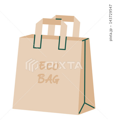 Eco Bag Shopping Paper Cartoon 143729547