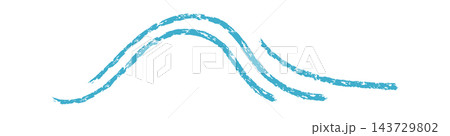 Scribble Wave Motion Stroke Scribble Wave Motion Stroke 143729802