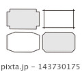 手書き風_フレーム,ラベル,あしらいA_01 143730175