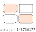 手書き風_フレーム,ラベル,あしらいA_03 143730177