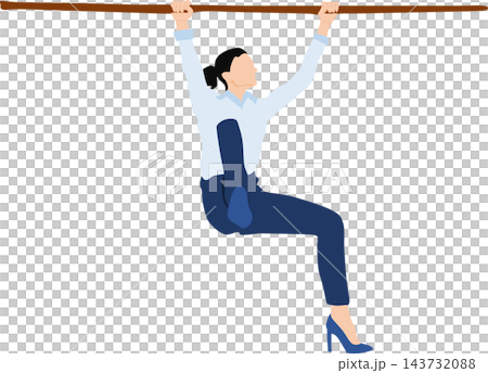 一幅描繪一位被吊死的女商人的插圖。 143732088