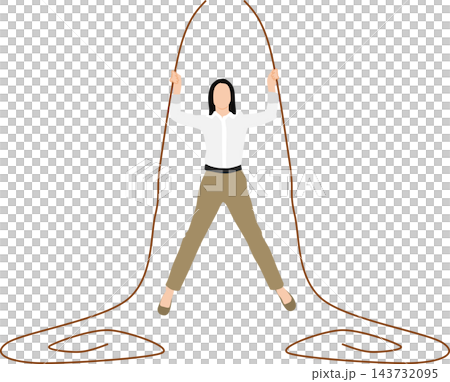一幅描繪一位被吊死的女商人的插圖。 一幅描繪一位被吊死的女商人的插圖。 143732095