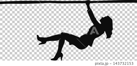 一幅描繪一位被吊死的女商人的插圖。 143732153