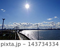 阪神高速5号湾岸線(神戸方面行)中島PA 展望室から大阪方面を見た風景　大阪部大阪市西淀川区 143734334