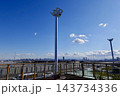 阪神高速5号湾岸線(神戸方面行)中島PA 展望室から大阪方面を見た風景　大阪部大阪市西淀川区 143734336