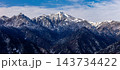 屋久島パノラマ　宮之浦岳　 日本百名山　(冬 143734422