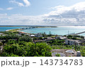 沖縄県　野甫島から望む伊平屋島 143734783