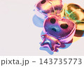エイリアン　かわいい宇宙人の写真素材 143735773