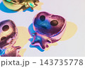 エイリアン　かわいい宇宙人の写真素材 143735778