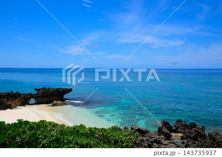 与論島・宇勝海岸 143735937